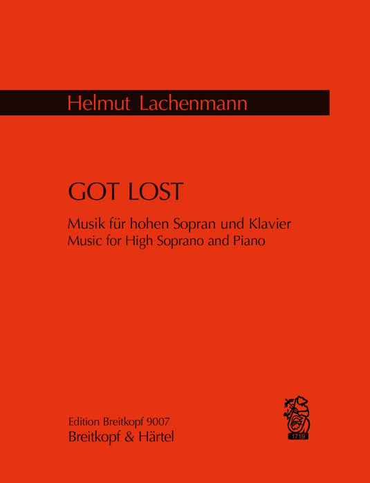 LACHENMANN - GOT LOST
