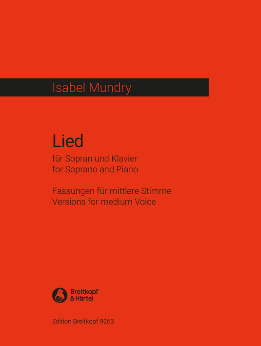 MUNDRY - Lied