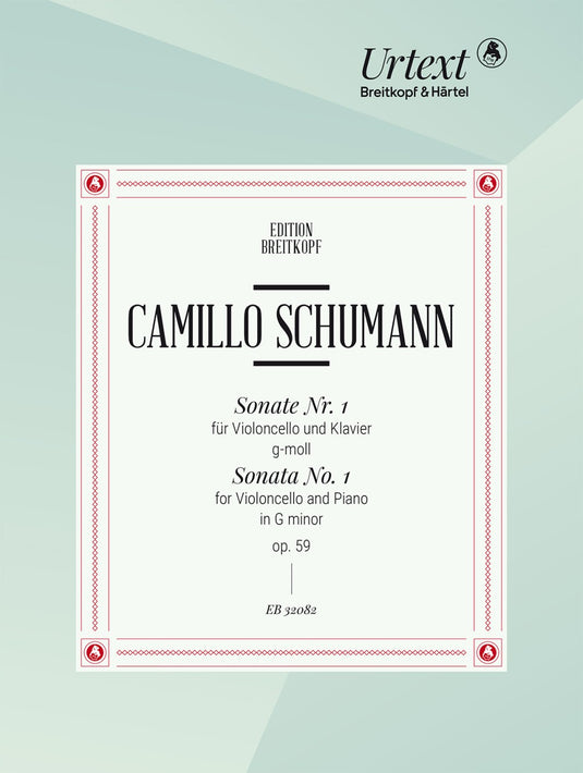 SCHUMANN CAMILLO - Violoncello Sonatas