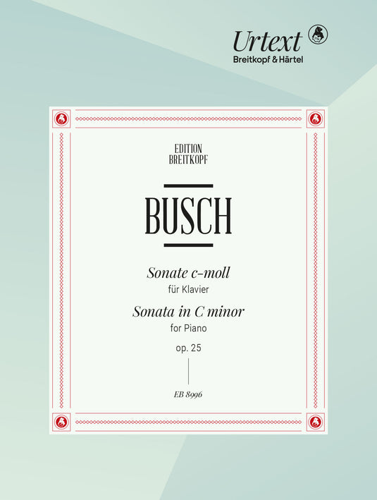 BUSCH - Sonata in C minor for Piano Op. 25