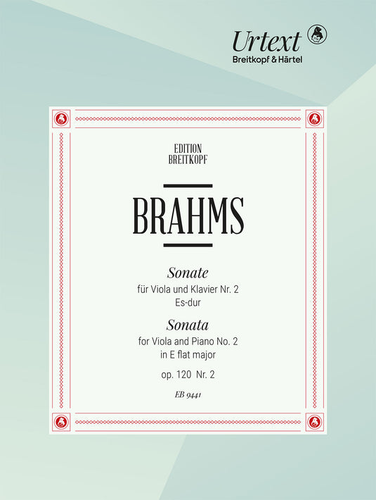 BRAHMS - Sonata No. 2 in E flat major Op. 120/2