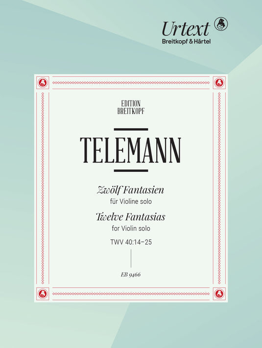 TELEMANN - 12 Fantasias TWV 40:14–25