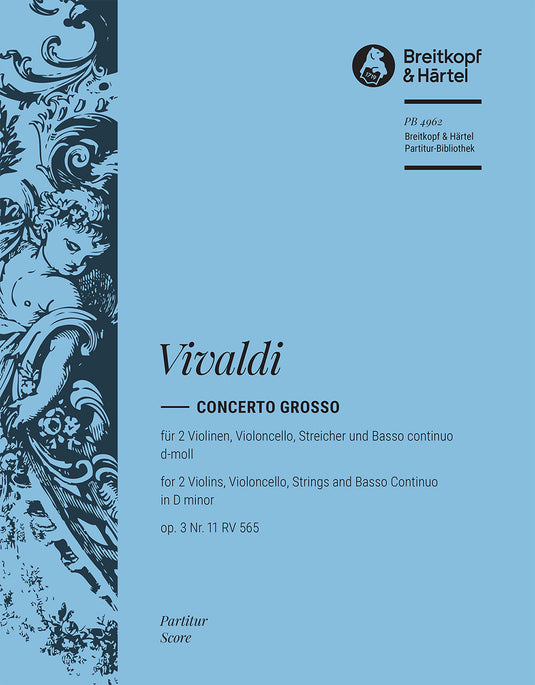 VIVALDI - Concerto grosso in D minor Op. 3/11 RV 565