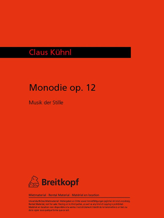 KUHNL - Monodie Op. 12