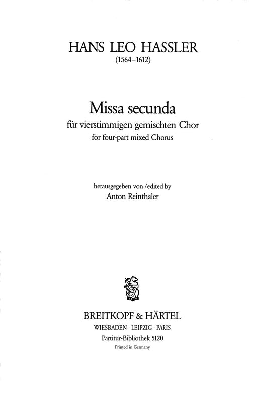 HASSLER - Missa secunda