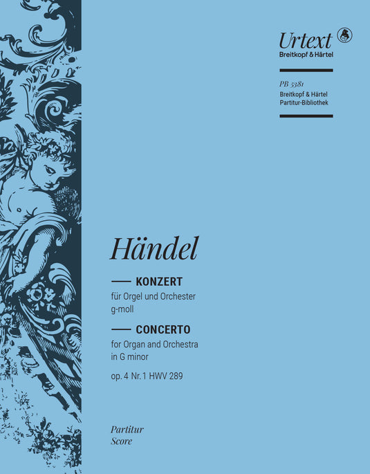 HANDEL - Organ Concerto (No. 1) in G minor Op. 4/1 HWV 289