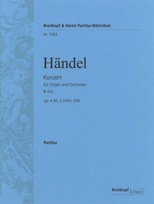 HANDEL - Organ Concerto (No. 2) in B flat major Op. 4/2 HWV 290