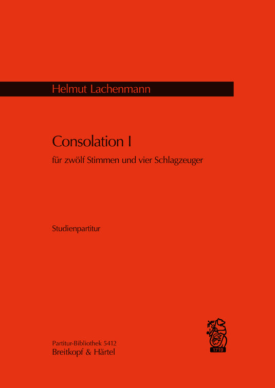 LACHENMANN - Consolation I
