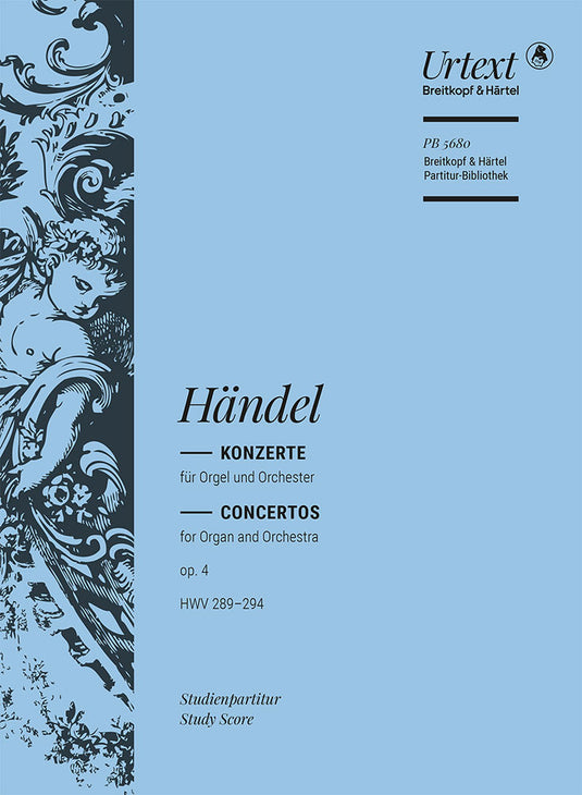 HANDEL - Complete Organ Concertos – Study Scores