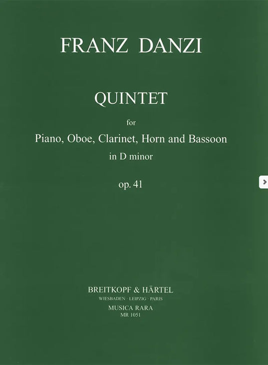 DANZI - Quintet in D minor Op. 41