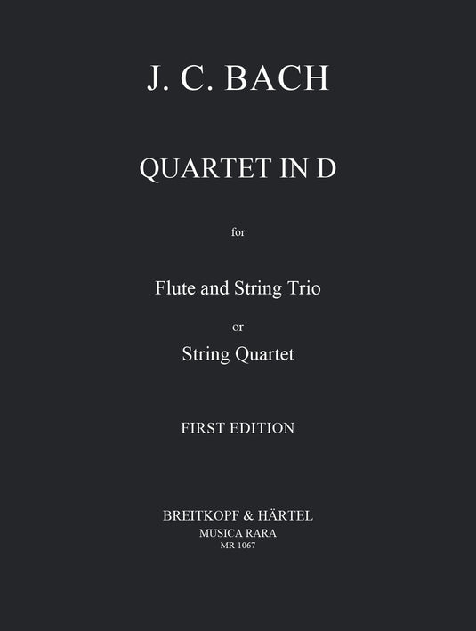 BACH - Quartet in D major
