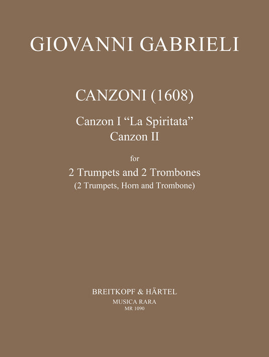 GABRIELI - Canzoni