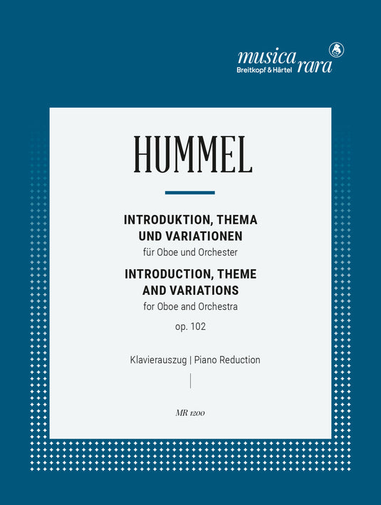 HUMMEL - Introduction, Theme and Variations Op. 102