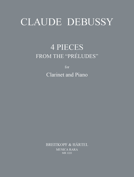 DEBUSSY - 4 Pieces from the “Préludes”