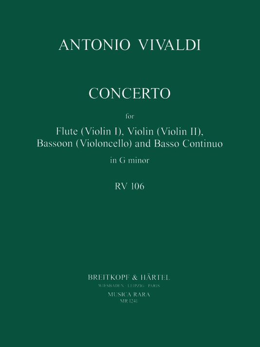VIVALDI - Concerto in G minor RV 106