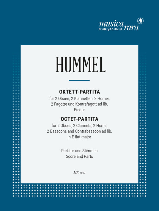 HUMMEL - Octet-Partita in E flat major