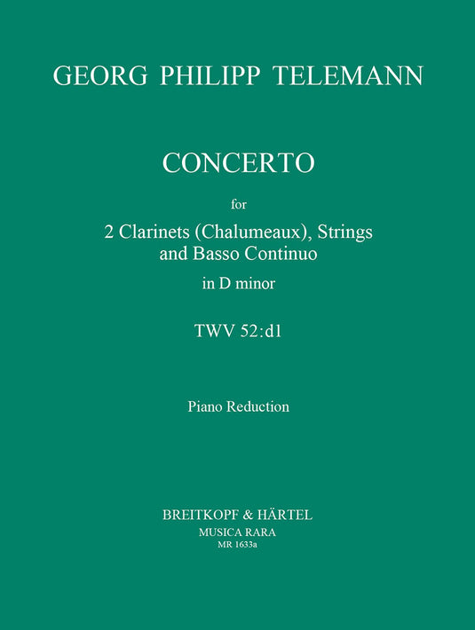 TELEMANN - Concerto in D minor TWV 52:d1