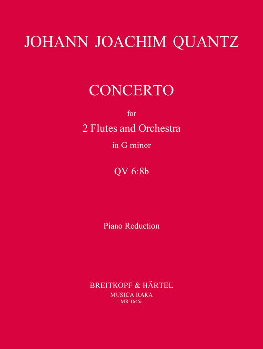 QUANTZ - Flute Concerto in G minor QV 6:8b