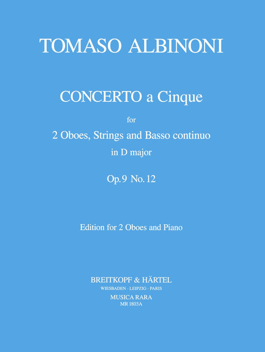 ALBINONI - Concerto a 5 in D Op. 9/12
