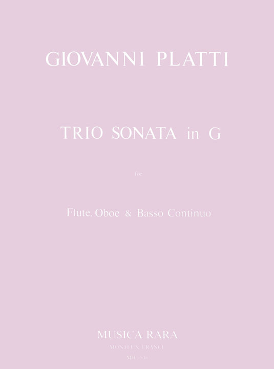 PLATTI - Trio Sonata in G