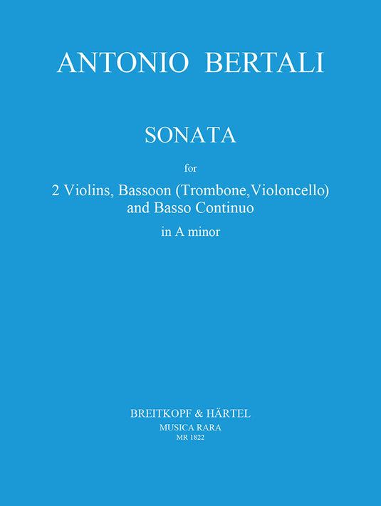 BERTALI - Sonata in A minor