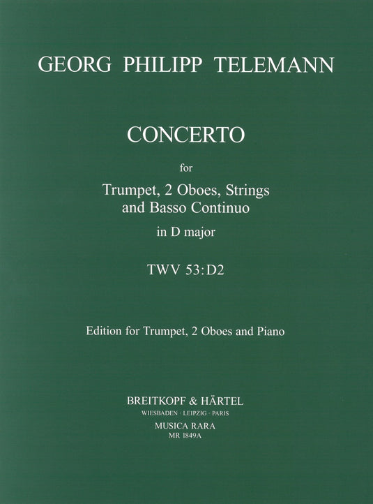 TELEMANN - Concerto in D major TWV 53:D2