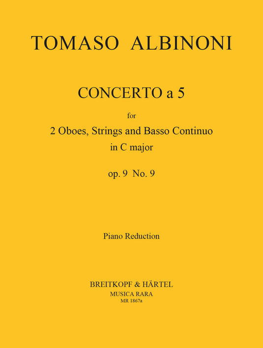 ALBINONI - Concerto a 5 in C major Op. 9/9