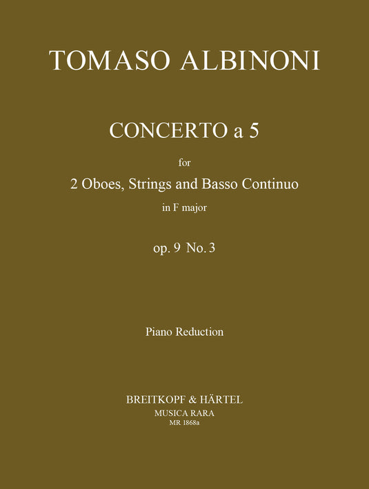ALBINONI - Concerto a 5 in F major Op. 9/3