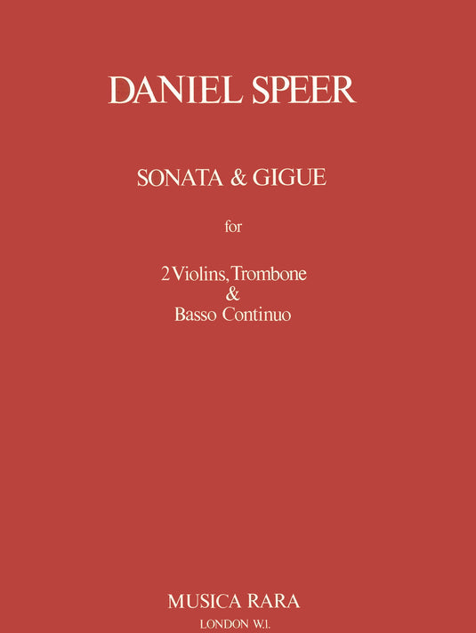 SPEER - Sonata and Gigue