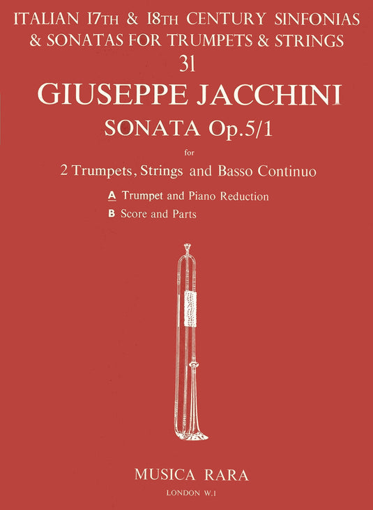 JACCHINI - Trattenimenti per camera Op. 5