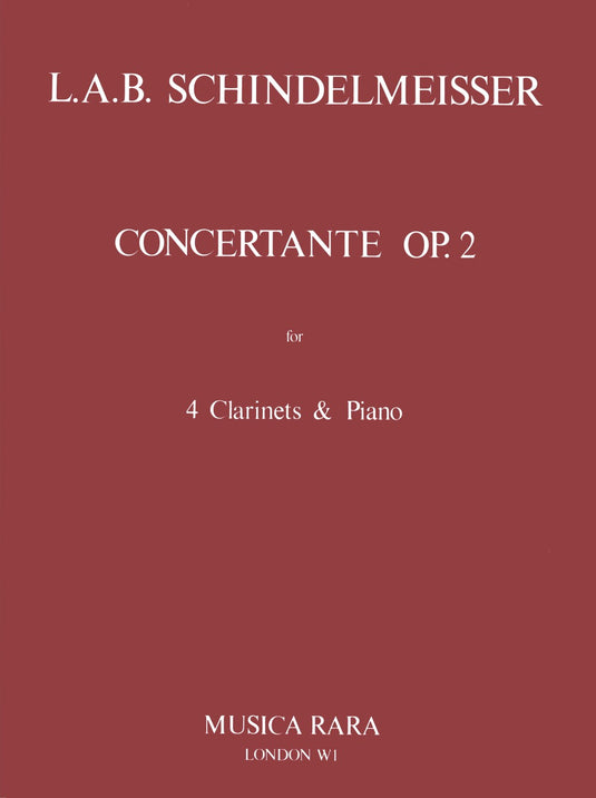 SCHINDELMEISSER - Concertante Eb major Op. 2