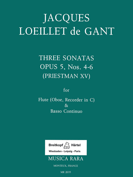 LOEILLET - 6 Sonatas Op. 5
