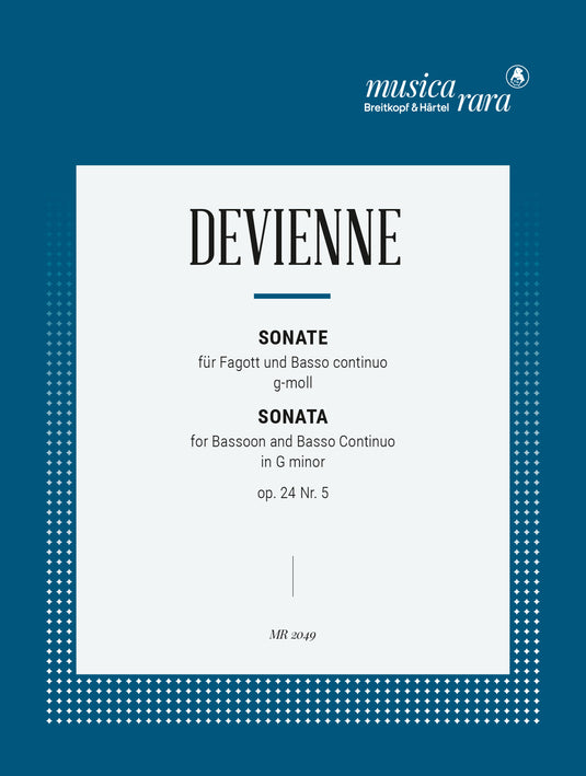 DEVIENNE - Bassoon Sonatas Op. 24