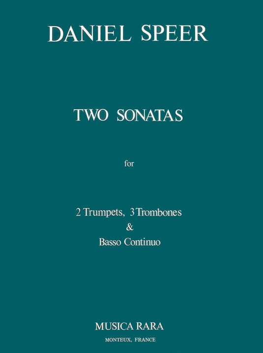 SPEER - 2 Sonatas in C