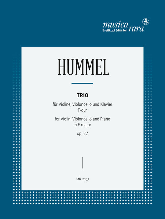 HUMMEL - Piano Trio in F major Op. 22