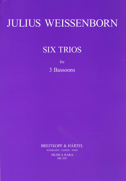 WEISSENBORN - 6 Trios