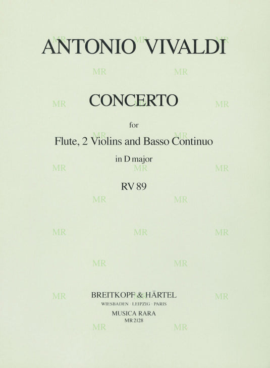 VIVALDI - Concerto in D major RV 89