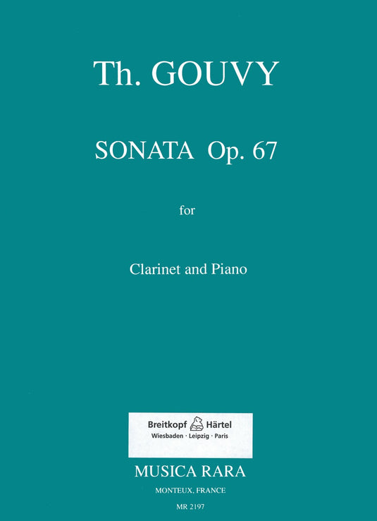 GOUVY - Sonata Op. 67 in G minor