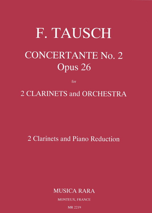 TAUSCH - Concertante No. 2 in B Op. 26