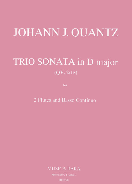 QUANTZ - Trio Sonata in D major QV 2:15