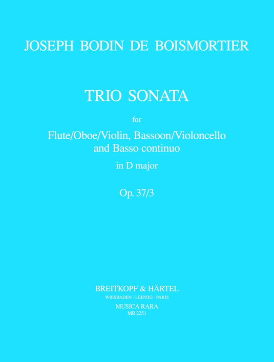 BOISMORTIER - 5 Trio Sonatas Op. 37