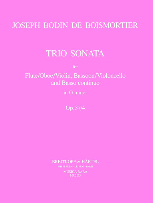 BOISMORTIER - 5 Trio Sonatas Op. 37