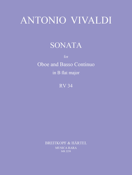 VIVALDI - Sonata in B flat major RV 34