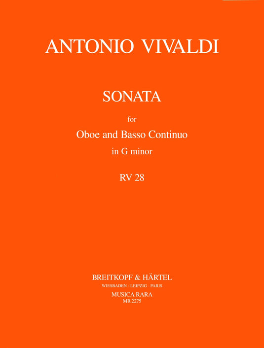 VIVALDI - Sonata in G minor RV 28