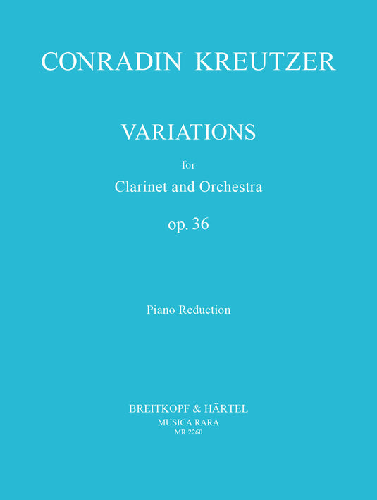 KREUTZER - Variations Op. 36