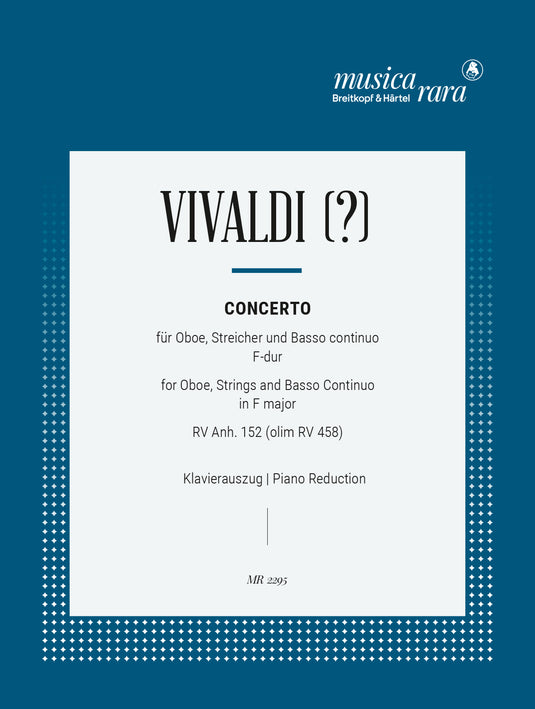 VIVALDI - Concerto in F major RV Anh. 152 (olim RV 458)