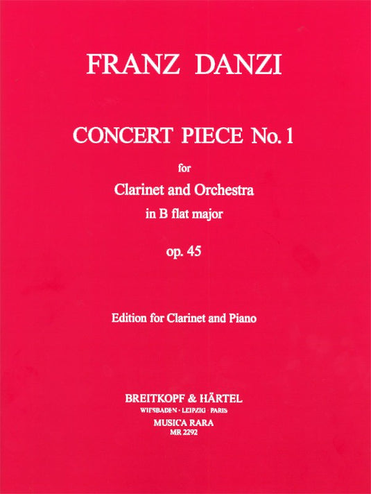 DANZI - Concert piece No. 1 in Bb major Op. 45