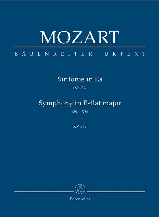 MOZART - Symphony in E-flat major n.39 (Partitura)