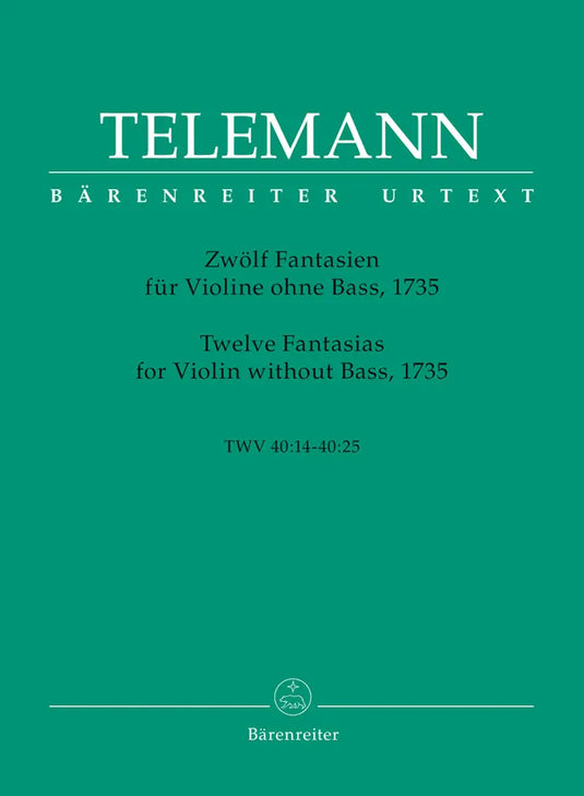 TELEMANN - Twelve Fantasias for Violin without Bass TWV 40: 14-25
