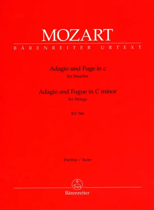 MOZART - Adagio und Fuge für Streicher c-Moll KV 546